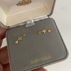 Gold Star Earrings